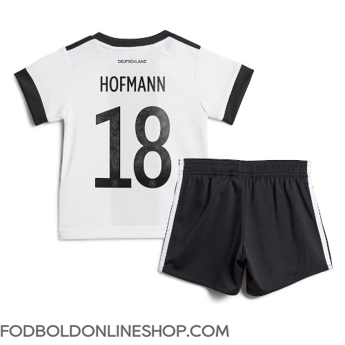 Tyskland Jonas Hofmann #18 Hjemme Trøje Børn VM 2022 Kortærmet (+ Korte bukser)